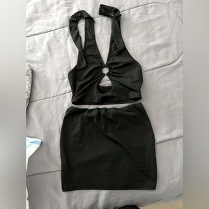 Skirt and crop top set